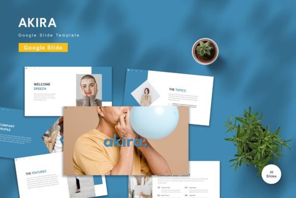 Akira - Google Slide Template: Elevate Your Presentations