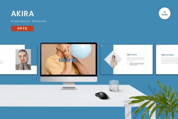 Akira PowerPoint Template: Modern Design