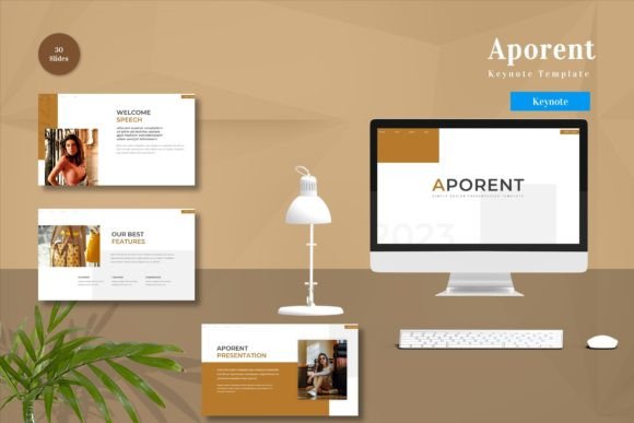 Aporent - Keynote Template for Presentations