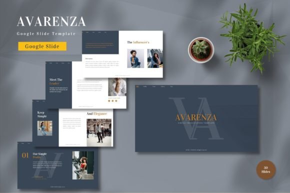 Avarenza - Google Slide Template: Elevating Your Visual Storytelling