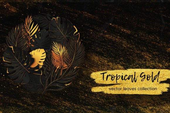 Black Gold Tropical Leaves: A Design Resource Evaluation