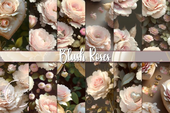 Chic Blush Rose Floral Seamless Patterns: A Guide to Romantic Design