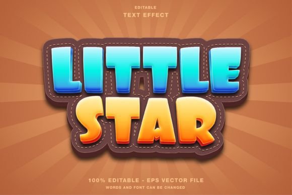 Little Star Games Cartoon Text Effect: A Versatile Design Tool