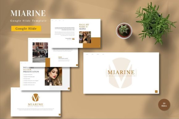 Miarine Google Slide Template Overview