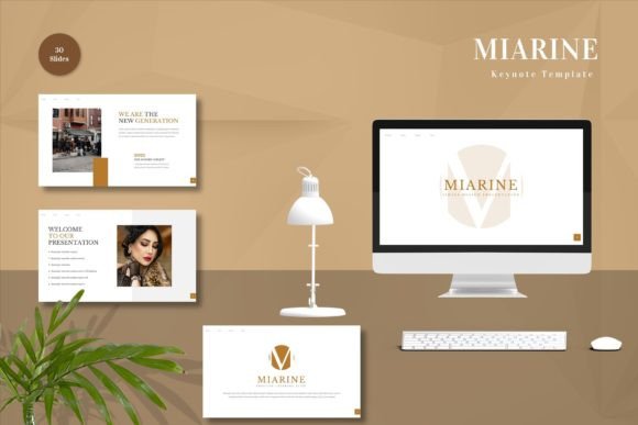 Miarine - Keynote Template: A Strategic Tool for Professional Presentations