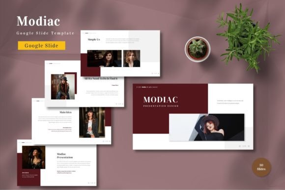 Modiac - Google Slide Template for Professional Presentations