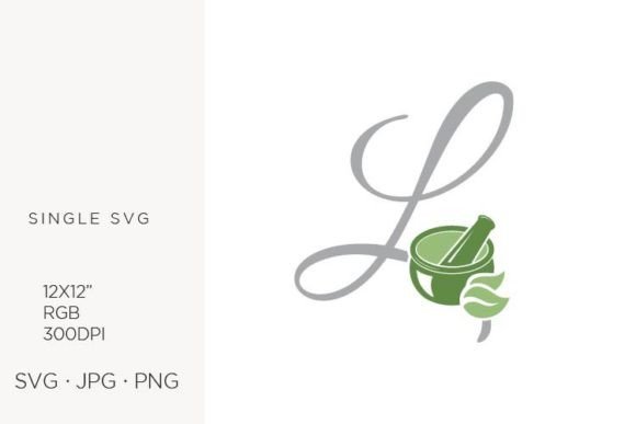 The Art of Culinary Symbols: Mastering the Mortar, Pestle, and Letter L Design Elements